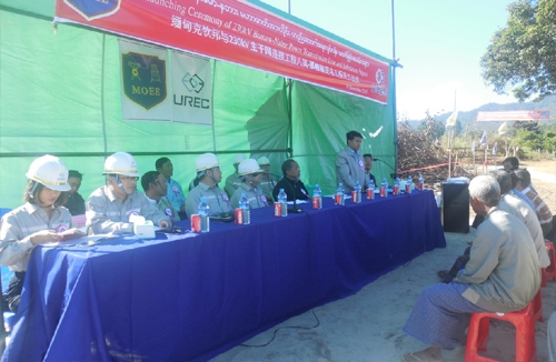 缅甸克钦邦北部230kVBAMAW-NABAR输变电系统安装工程